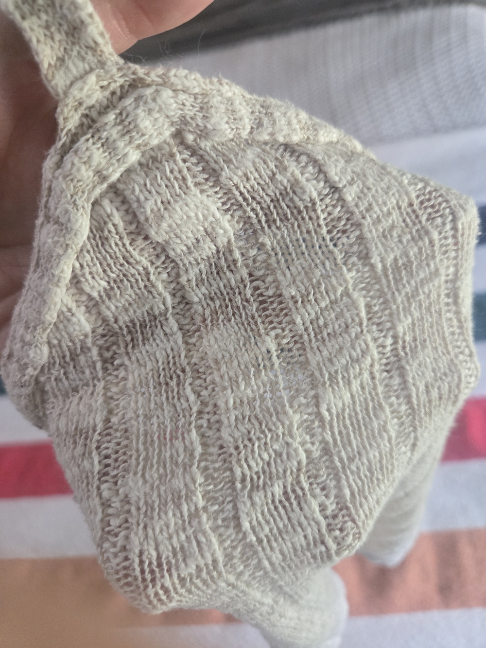 American Eagle Outfitters Cable Knit Tank Top in Light Tan - Picture 3 of 5